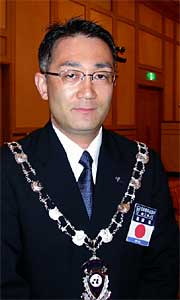 三条燕JCの次年度理事長に決まった韮沢拓さん