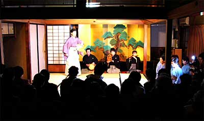 24日、丸井今井邸で行われた三条宝生会有志による仕舞
