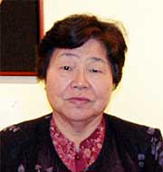 ミス雪椿クイーンの渡辺浩子さん