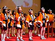 三条小学校児童の三条凧囃子