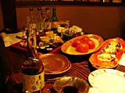 マスカガミの日本酒とよね蔵加茂店の料理のハーモニー