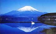 山中湖から富士山を撮った佐川さんの作品
