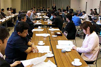 19日開かれた三条夏まつり協賛会第1回全体会議