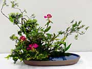 小原流ならではの写景挿花の作品