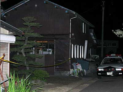 殺されて亡くなった金子さん方の自宅