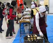 下田地区の郷土料理「ひこざぇん」などの販売