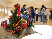 ミニクリスマスを作ったらゲームに歓声