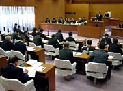 初日の議場