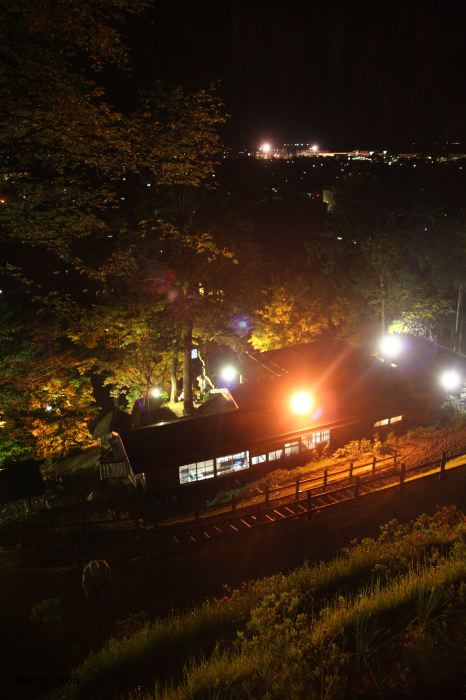 楽山苑から見下ろす夜景