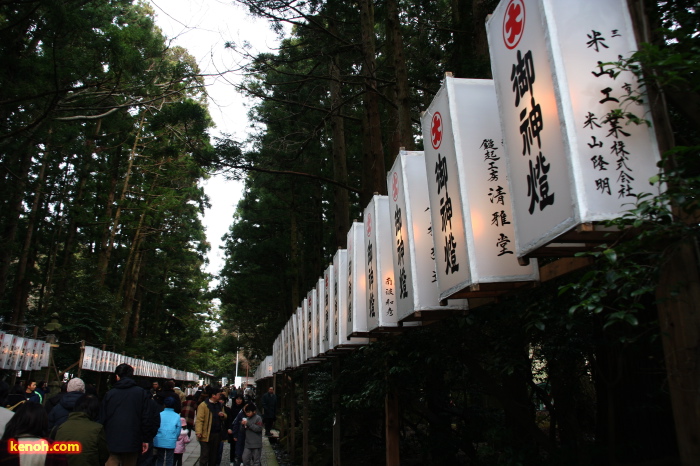 弥彦神社初詣