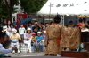 三条神楽保存会がヤマタノオロチ伝説まつりで初披露の「宝剣作の舞 」