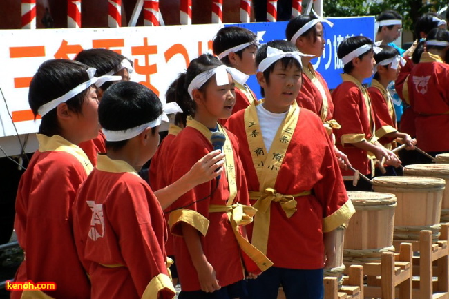 ふれ太鼓、南小学校