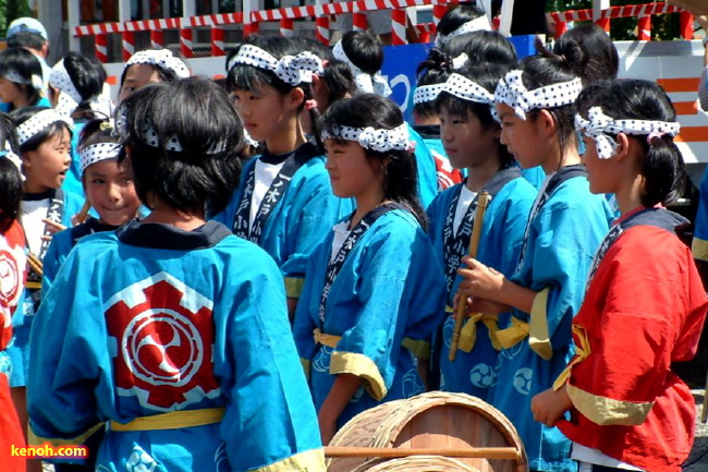 ふれ太鼓、一ノ木戸小学校