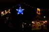 戸隠神社前を飾るクリスマスイルミネーション