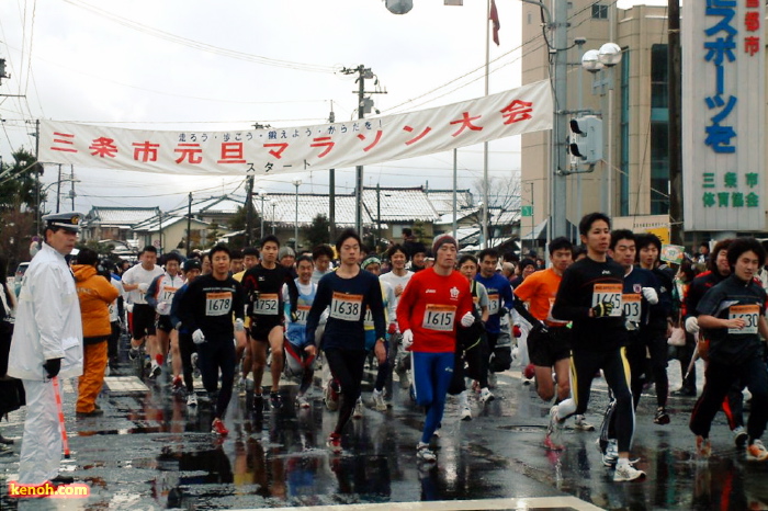 3kmコースのスタート