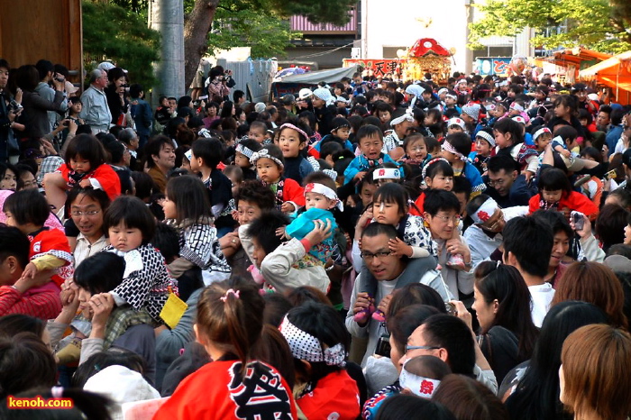三条まつり15日、舞い込み