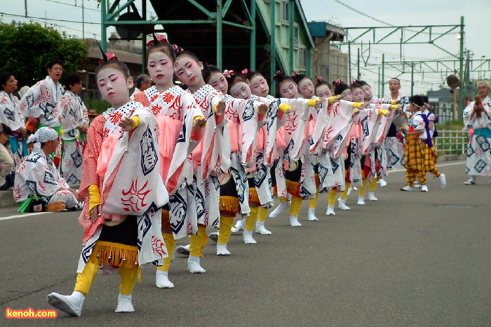 燕市・戸隠神社春季例大祭の宵宮、横町 