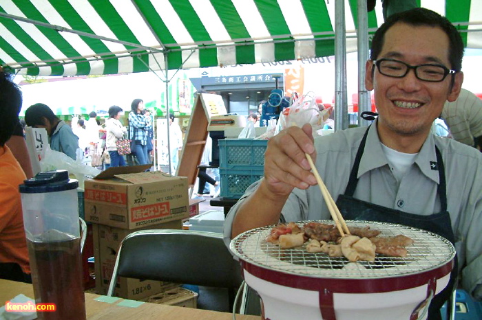 しちりんで焼き肉の「つばさんきらく」