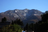 初冠雪の粟ヶ岳