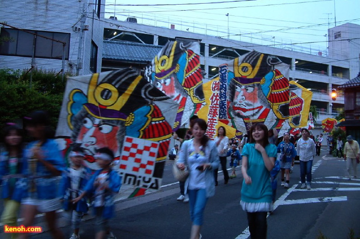 三条凧合戦前夜祭