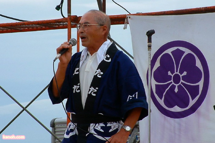 しただふるさと祭り／開会式／鳶田実行委員会会長