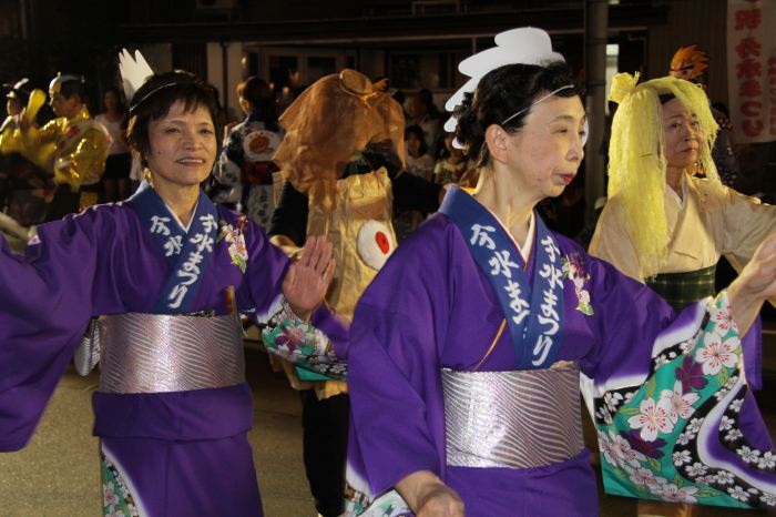 第39回分水まつり1日目、仮装盆踊り大会