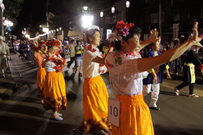 第39回分水まつり1日目、仮装盆踊り大会