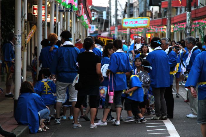 第39回飛燕夏まつり2日目フィナーレの燕ばやし大会