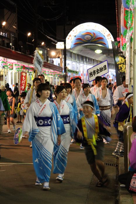 第39回飛燕夏まつり2日目フィナーレの燕ばやし大会