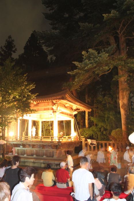 2日目・市民芸能、青海神社伶人会による神楽