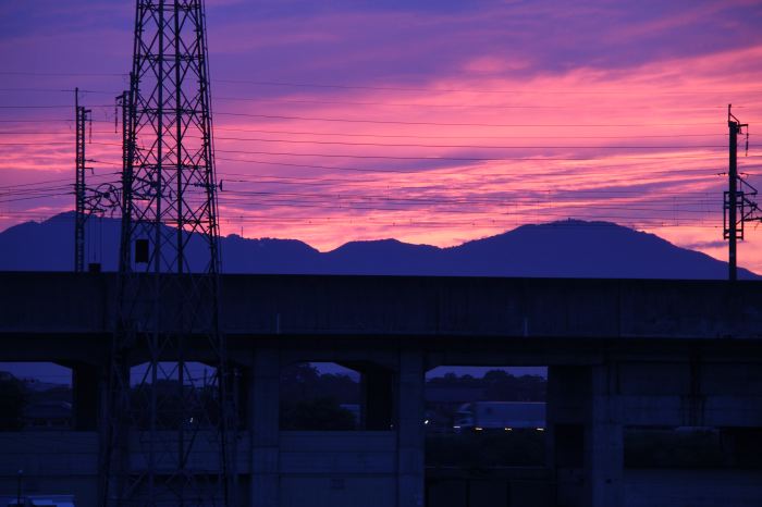 13日の夕焼け