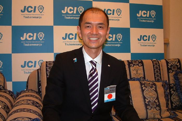 2011年度燕三条青年会議所理事長予定者の落合孝夫さん