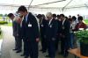 7月13日午後1時15分に五十嵐川水害復興記念公園で黙とう、献花