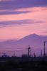 7・13水害から6年の13日の夜明けは燃えるように赤い朝焼け