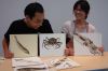 で夏休み子供ワークショップ・一日体験講座「土で絵具を作ろう」の講師、安田さん夫婦