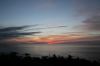 米山PAから日本海の夕焼け