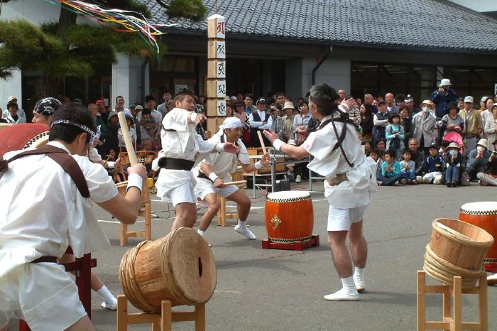 三小相承会の太鼓