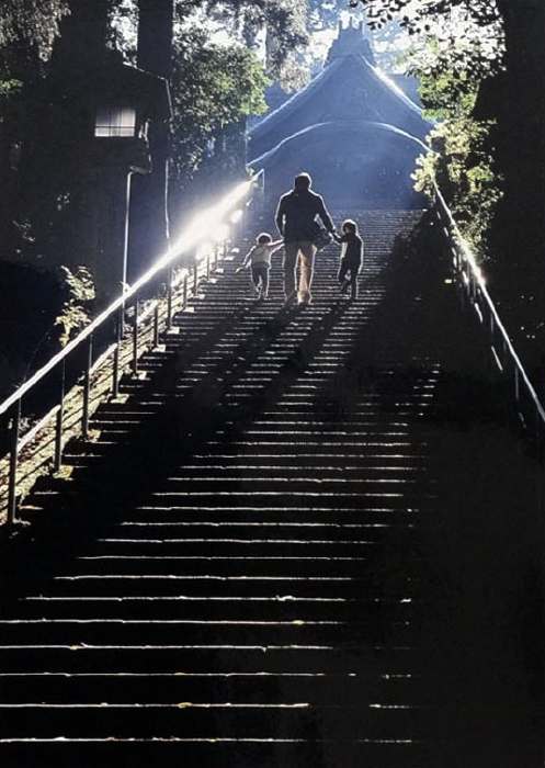 写真・渡辺義雄賞「朝の参道」長野洋三さん