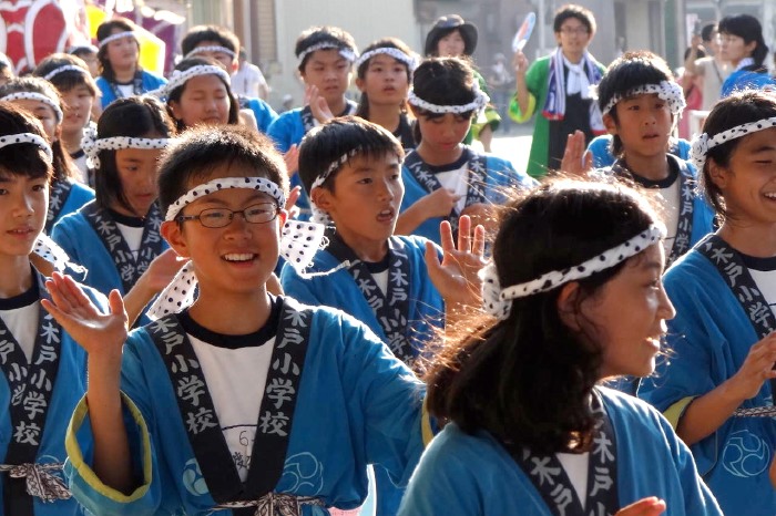 凧ばやし踊りパレード、一ノ木戸小学校