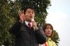 細野豪志民主党政調会長が金子恵美氏を応援＠イオン三条店前