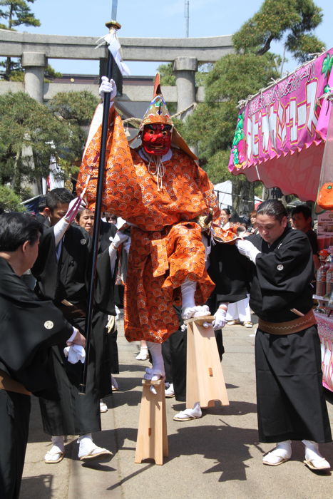 大名行列の天狗