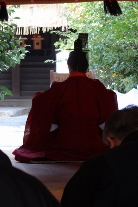 八幡宮春季例大祭の神事