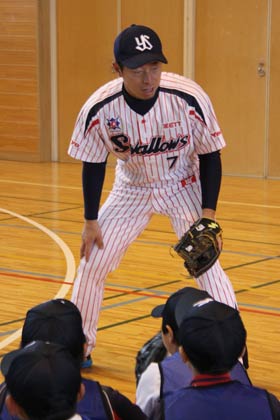 ヤクルトスワローズ 田中 浩康 実使用 グラブ SSK 横浜 ベイスターズ