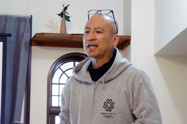 一般社団法人サンクチュアリーつねよし代表理事の松岡暢彦さん