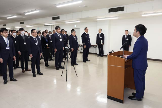 滝沢亮三条市長の年頭あいさつ