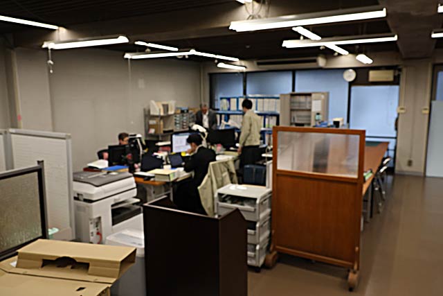 三条市役所第二庁舎に引っ越した三条市選管