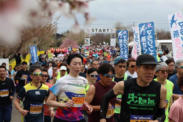 燕さくらマラソン大会