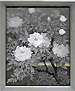 第34回加茂市美術展覧会市展賞、「白い朝(牡丹)」小倉政樹(青海町2)