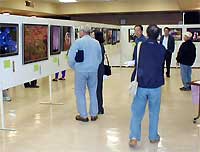 第26回燕市美術展覧会、最終日の市展会場