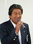 まめぷりん生産技術会会長の高野雅志(社)県央研究所理事長